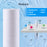 50-Pack Sediment Water Filter Cartridges – 10" x 2.5", 5 Micron for RO Systems