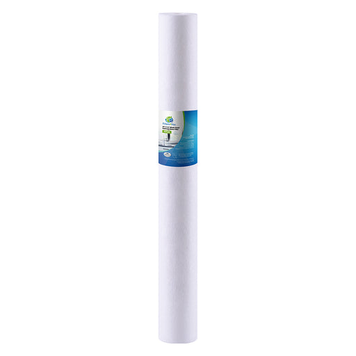 25-pack spun polypropylene sediment water filters, 20 x 2.5 inches, 20 micron