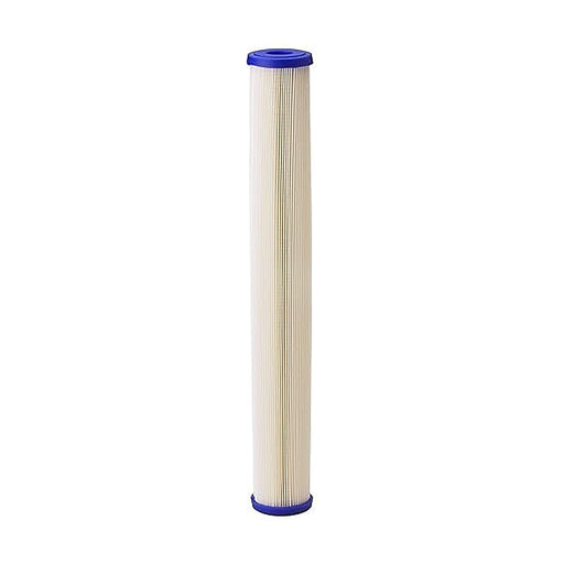 Car Wash Spot-Free RO Slim Pleated Pre-Filter Case – 25 Pack – 5 Micron – 20" x 2.5" – Fits ECP5-20, EQ-304-20