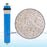 CFS 5 Pc RO Filter Set 50 GPD Membrane for APEC ROES-50 RO-45 10 In