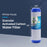 5-Stage Reverse Osmosis Replacement Filter Set with 50 GPD Membrane – 5 Cartridges