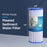 Big Blue Pleated Sediment Water Filters 5 Micron 4.5" x 10" – 20-Pack Washable Cartridges