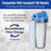 Compatible with OmniFilter RS2 RS2-DS String Wound Water Filter 4-Pack 5 Micron 9.75" x 2-1/2"