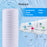 CFS String Wound Sediment Water Filter 6-Pack – 4.5" x 10" – 20 Micron – Whole House – Fits SWC-45-1020