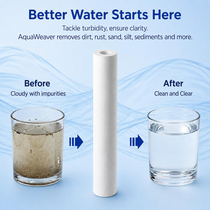 CFS 8 Pack 1 Micron Sediment Filter 20x2.5 for 9534-20 EC210