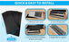 CFS Carbon Air Filter Sheets for Vents, Registers, Heaters, 4x12, 12 Pack