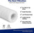 CFS String Wound Water Filters for W5W, WP5, 5 Micron, 4 Pack