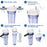 CFS Clear Housing Kit 1/2 In NPT Port 1 Cartridge for CCI-10-CLW12