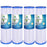 CFS 5 Micron Pleated Filters for W20CLA, W5CP, ECP5-10, SPC-25-1005 4 Pack