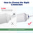 CFS 5 Pc RO Filter Set 50 GPD Membrane for APEC ROES-50 RO-45 10 In