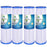 CFS Pleated Water Filter Cartridges for W34-PR, WVC34, R30, 4 Pack