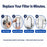 CFS Carbon Water Filters for RainSoft 21176, 21179, 21191, 2 Pack