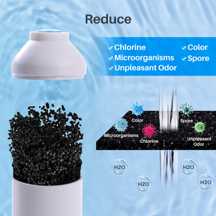 inline GAC polishing filter for reverse osmosis replacement kit