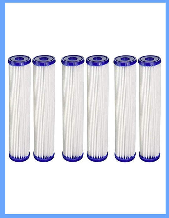 CFS Pleated Sediment Filters for S1, S1A, ECP20-10, 20 Micron, 6 Pack