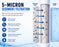 CFS 20 in x 2.5 in Sediment Water Filters Compatible with EV953420, E-20 &13459