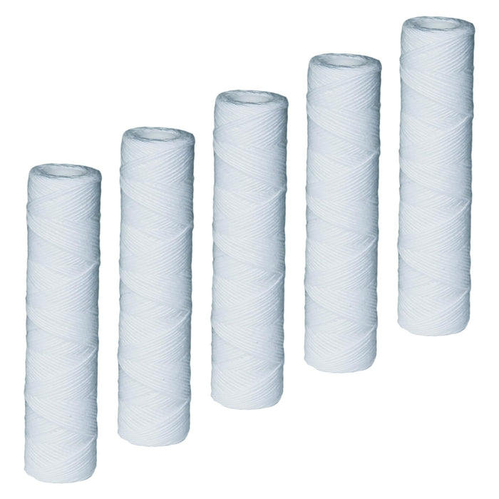 CFS 10 x 2.5 Sediment String Wound Filters for Campbell 1SS, 5 Pack