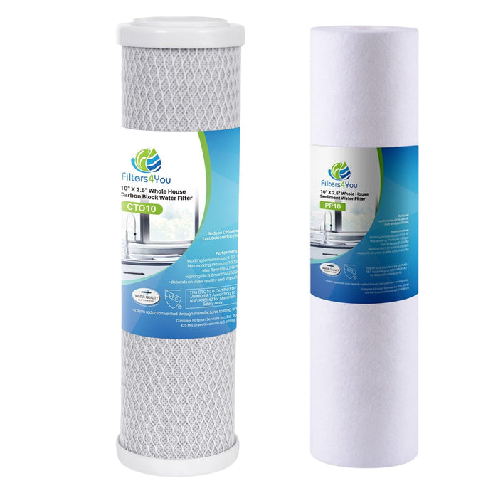 CFS 5 Micron Sediment and Carbon Block Set for WP2-LCV 560088 560030 2 Pc