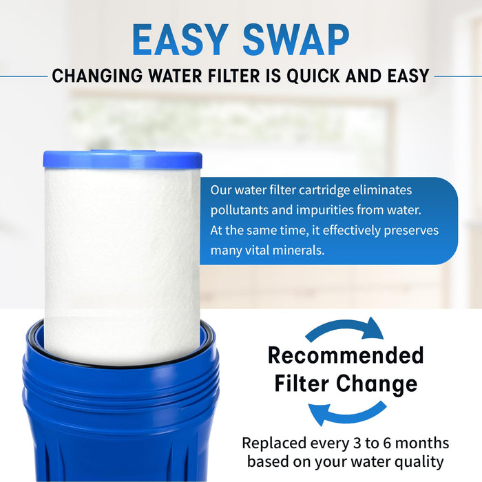 CFS Water Filters Compatible for FrescaPure 4000, 4500, 5000, 6000, 1 Pack