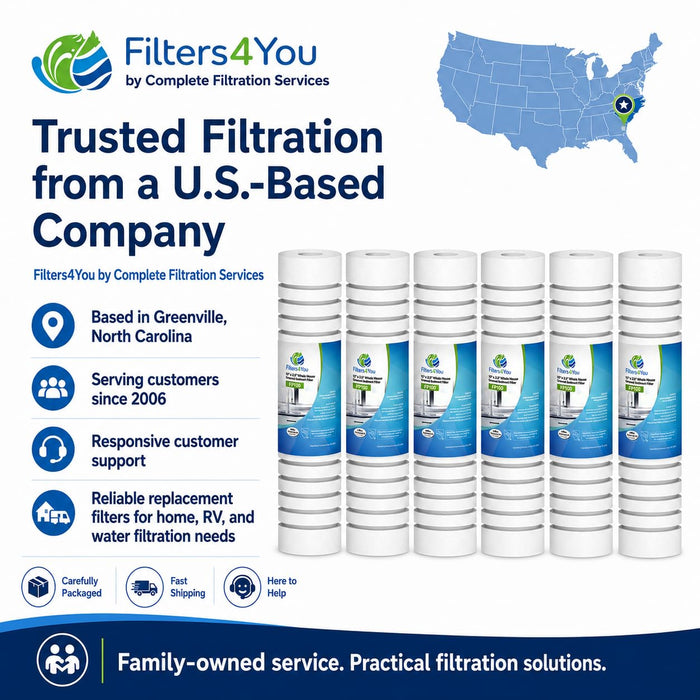 CFS 5 Micron 10x2.5 Grooved Sediment for AP420 5527407 55274-07 - 6 Pack