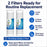 CFS Grooved Sediment Water Filters for AP110-NP, AP110, 2 Pack