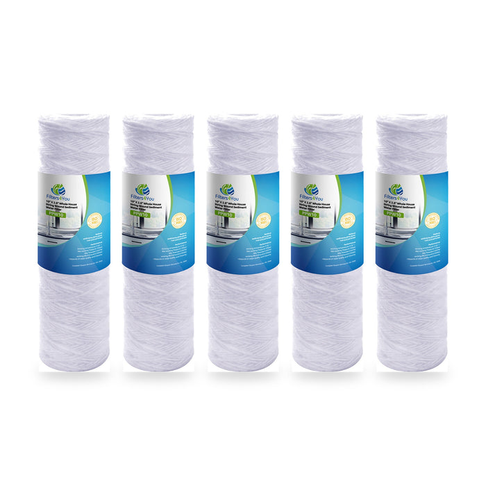 CFS String Wound Water Filters for Campbell 1C9-30, 1C9-12, 5 Pack