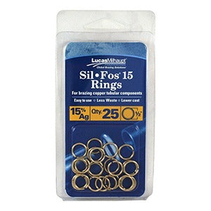 Lucas-Milhaupt Sil-Fos 15 brazing rings