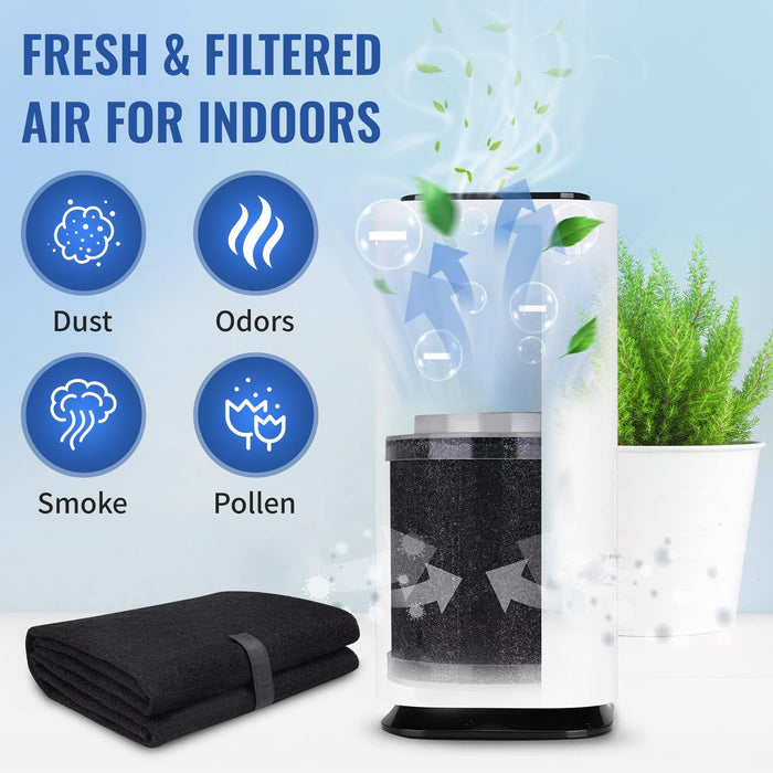 CFS Cut to Fit Carbon Pre-Filter Pad, 16 x 48 in, Air Cleaners & HVAC