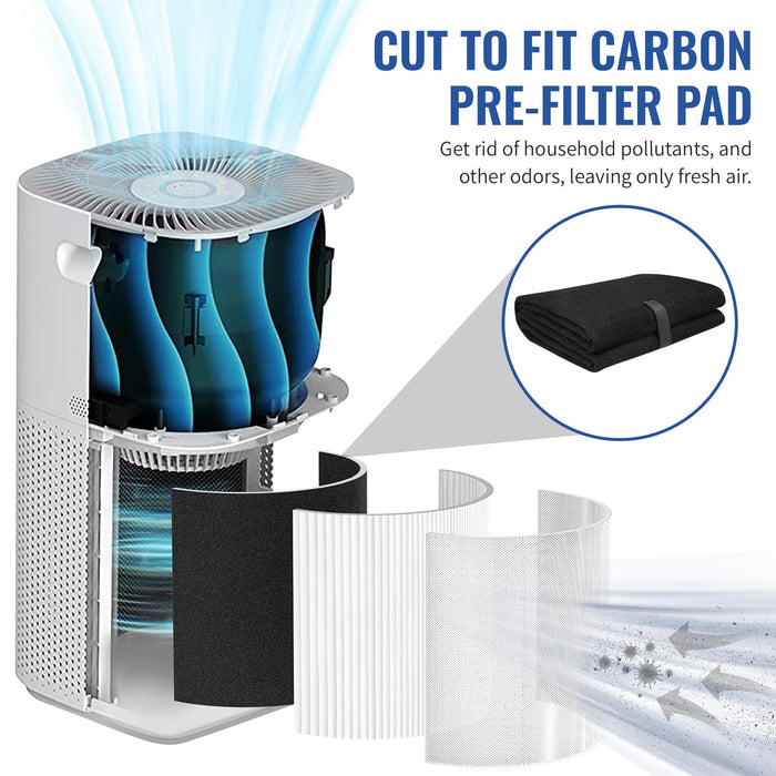 CFS Cut to Fit Carbon Pre-Filter Pad, 16 x 48 in, Air Cleaners & HVAC
