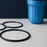 CFS O-rings beside a Big Blue filter housing