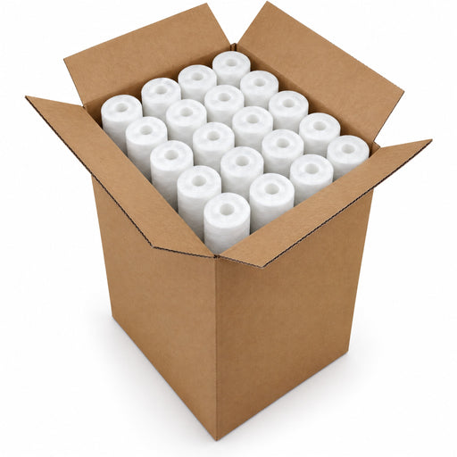 Qty(25) Sediment 5 Micron 20" x 2.5" Water Filters RO/WVO/Cartridges/Case/PP