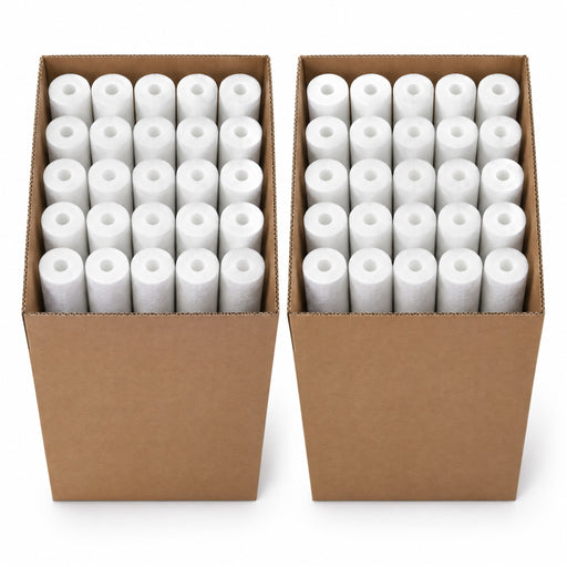 Sediment Water Filter Cartridges 20" x 2.5", 1 Micron – Case of 50