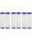 6-pack whole house sediment water filter cartridges, compatible with S1A-D models, white