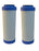 2-pack carbon block water filter cartridges, 10 inches, compatible with AWP117 models, white