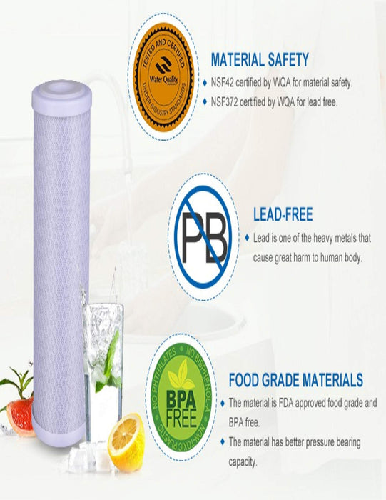 CFS Compatible with WCBCS975RV Carbon Block Water Filter Cartridge