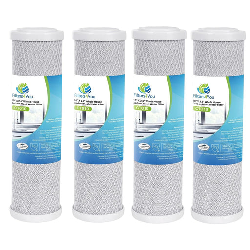 CFS Carbon Block Water Filters – 2 Pack – 5 Micron – 10 x 2.5 – Fits POE12GHGACB