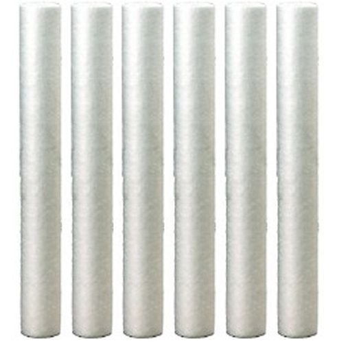 6-pack sediment water filter cartridges, 20 x 2.5 inches, compatible with Purtrex PX20-20