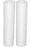 2-pack polypropylene sediment water filter cartridges, compatible with Instapure IR-25 models, white