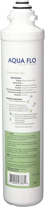 Compatible with Aqua Flo Pura Platinum QCRO Reverse Osmosis Annual Replacement Filter  Membrane