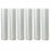 6-pack polypropylene sediment water filter cartridges, 1 micron, compatible with Purenex 1M-6PK models, white