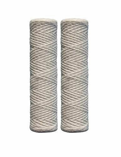 Universal whole house string-wound sediment water filter, 10 micron, compatible with FXWSC