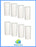 Case of 8 big blue sediment filter cartridges, 10 x 4.5 inches, compatible with Hydro Cure Deluxe DG 25/05 systems