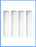 CFS – 4 Pack Water Filter Cartridges Compatible with 5M Models – Whole House Replacement Water Filter Cartridge, 5 Micron, White