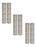 Set of 6 string-wound replacement water filter cartridges for dirt, rust, and sediment filtration