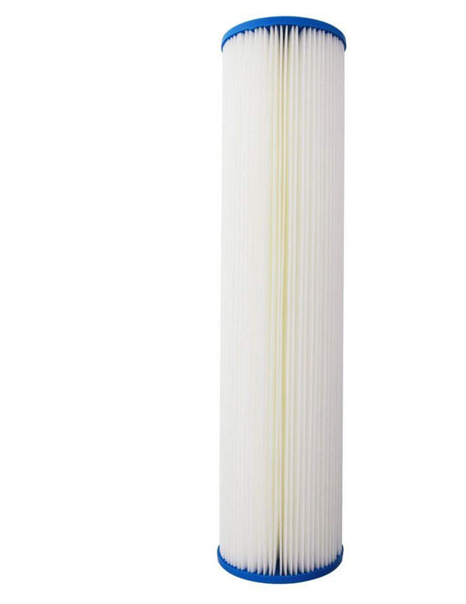 Pleated cellulose polyester filter cartridge, 20 x 4.5 inches, 5 micron, compatible with ECP5-20BB