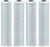 4-pack carbon block water filter cartridges, 5 micron, compatible with CB-25-1005 models, white