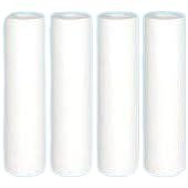 4-pack spun polypropylene sediment filter cartridges, 5 micron, compatible with Campbell SED-P5 models