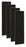4-pack activated carbon pre-filter sheets, 4.8 x 19.25 inches, compatible with E Size, GG-125, FLT5000/5111, and AC5000 HEPA models