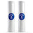 2-pack whole-house RO sediment water filter cartridges, 5 micron, 2.5 x 10 inches, compatible with Hydronix SDC-25-1005
