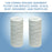 CFS – Polypropylene String Wound Water Filter Cartridges Compatible with Sediment Filter, Heavy Duty Well Water Filter Models – Whole House Replacement Filter Cartridge – 5 Micron