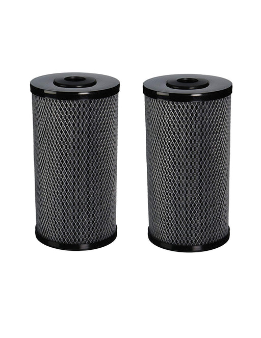 2-pack carbon water filter cartridges, 9-3/4 x 4-1/2 inches, compatible with Pentek NCP-BB models